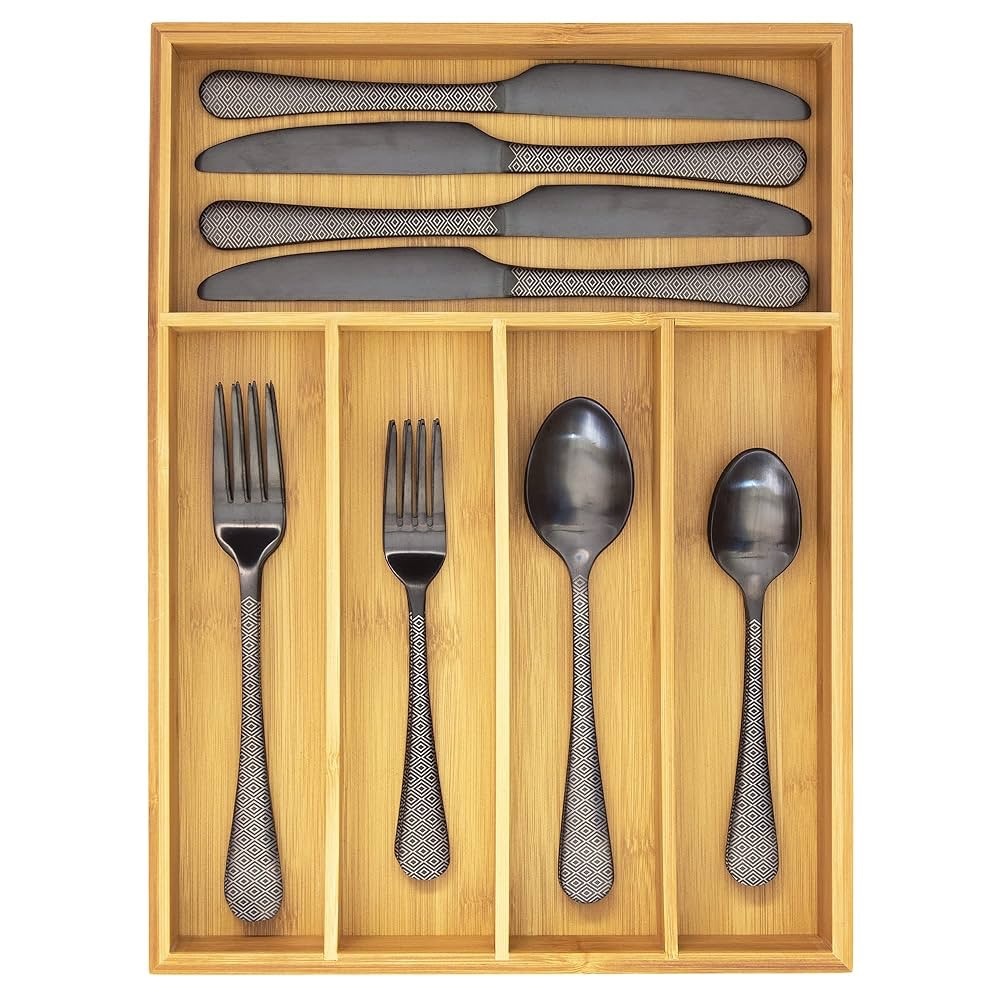 🌙 S1 - Premium Bamboo Organizer 10.5”x14x2”